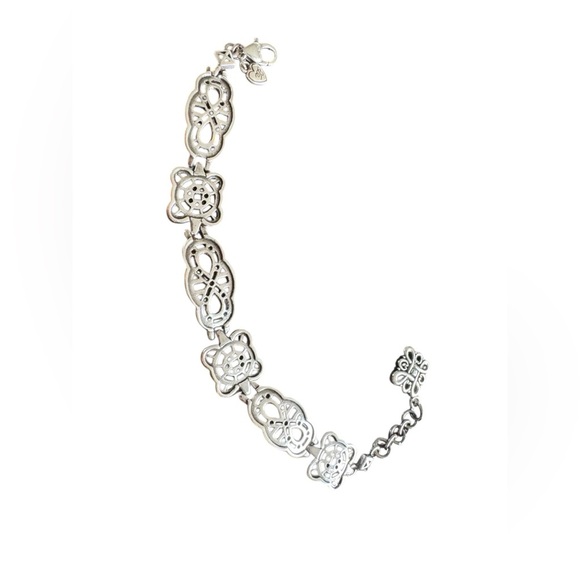 Vintage Brighton Sterling Silver Plated Panel Bracelet Infinity
Open Scroll - Picture 7 of 12